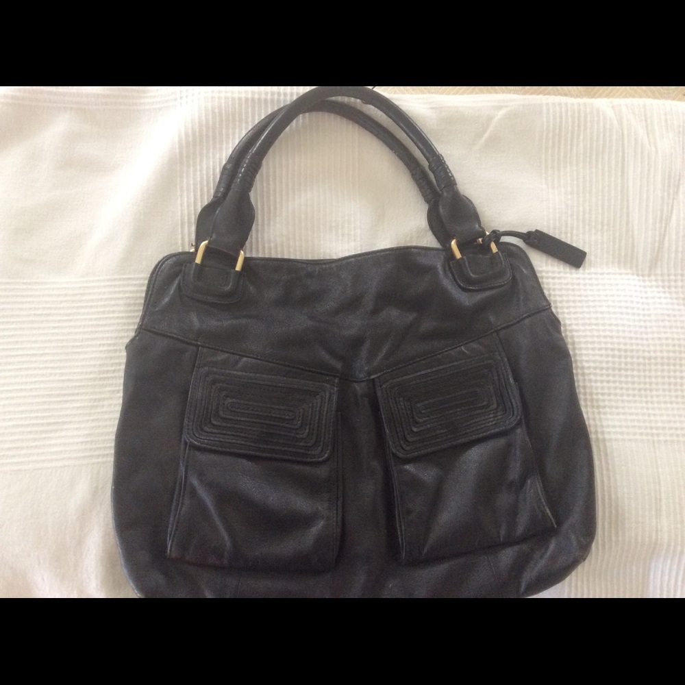 Gently used Tahari leather purse